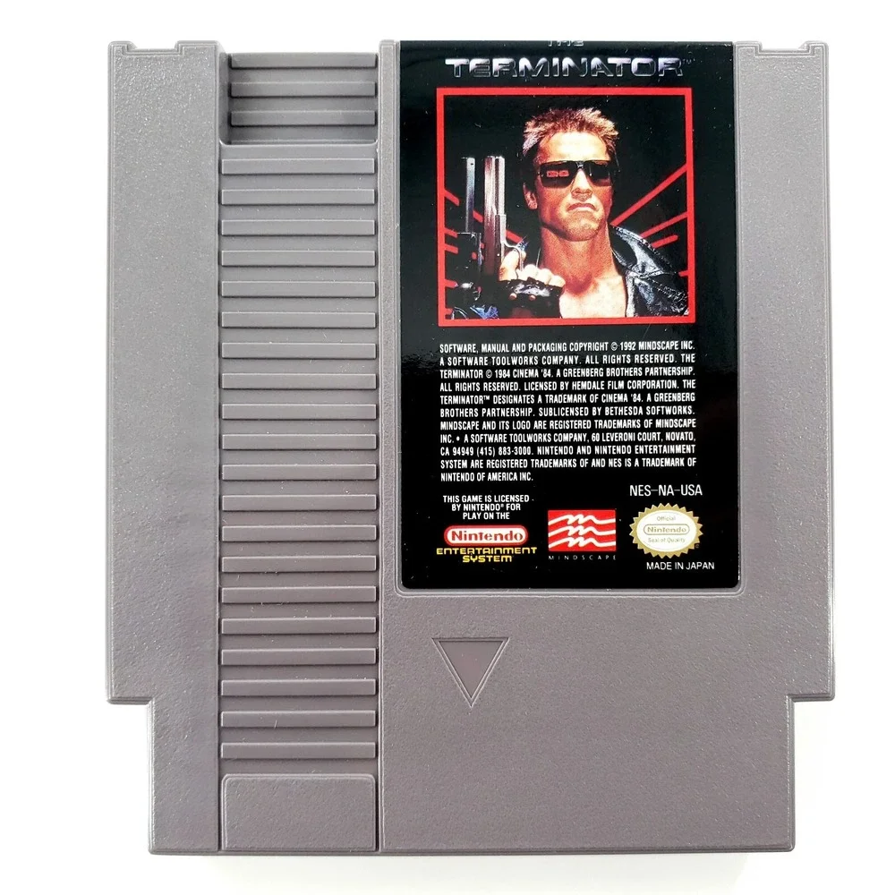 The Terminator (Nintendo Entertainment System, 1992) Authentic Complete Tested
